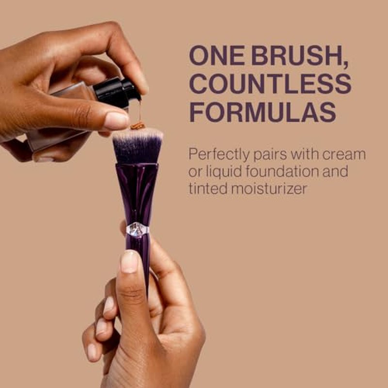 Anisa Beauty Pinnacle Foundation Brush | Professional Makeup Brush for Seamless Foundation Application | Soft, Vegan Fibers for Flawless Blending | Ideal for Liquid, Cream, and Powder Formulas