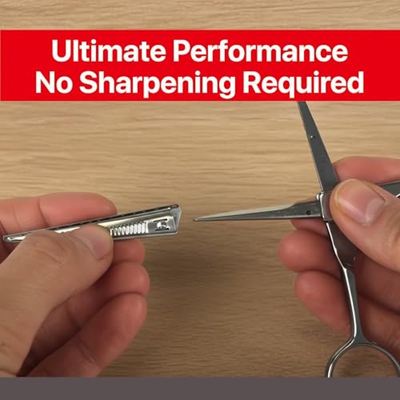 Feather - Switch-Blade Haircutting Shears Replacement Blades - for Professional Stylists & Barbers - Stainless Steel - No-Nip Tip - Made in Japan - 60/65 Model