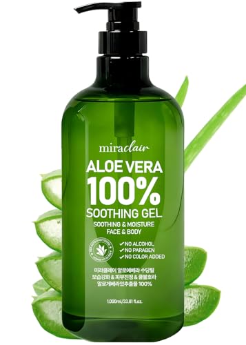 Pure Aloe Vera Gel for Face & Body - Soothing Hydration, 33.81 fl oz