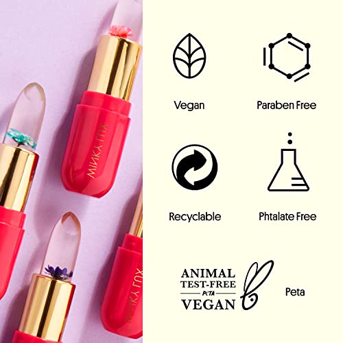 Winky Lux | Flower Balm | Pink and Purple | Color Changing Lip Balm | pH Lip Balm