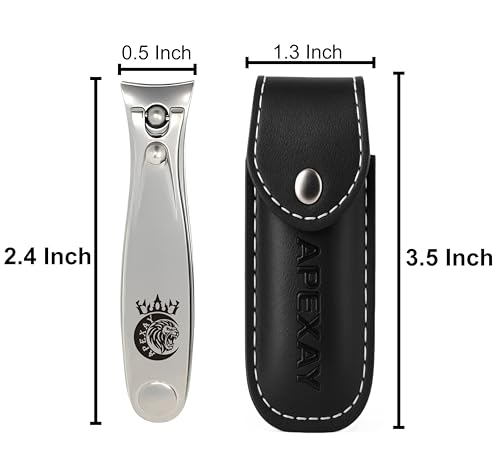 Apexay Premium Small Nail Clipper Made in Solingen Germany - Heavy Duty Surgical Steel