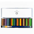 Kraze FX Peaks Face Paint Palette - 10 Metallic & Earth Tones for Festival Body Art, Travel Size