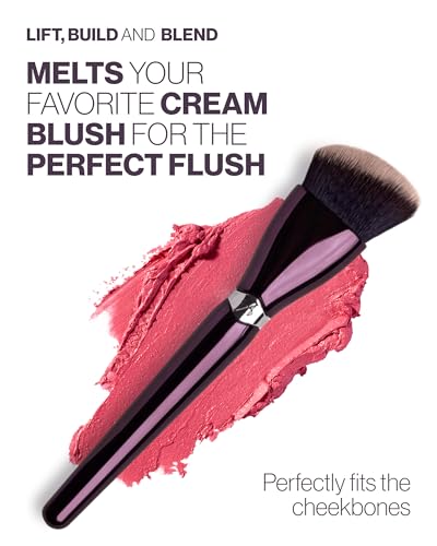 Angled Cream Blush Makeup Brush for Cosmetics Application