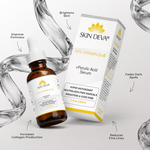 Skin Deva 10% Vitamin C Serum with Vitamin E & Ferulic Acid - 1 Fl Oz