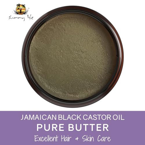 Sunny Isle Lavender Jamaican Black Castor Oil Pure Butter 4oz | Stimulates Hair Growth | Effective Moisturizer Hair & Skin | All Types & Textures