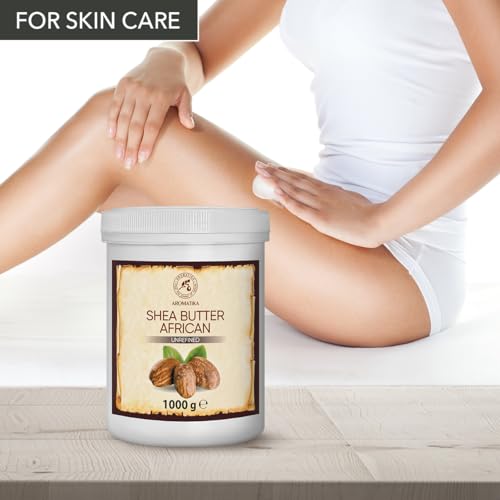 Pure Shea Butter 35 Oz - Unrefined Cold Pressed Natural Body & Hair Moisturizer - Ghana Origin - Variation of THIS listing 35.2 Ounce