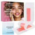 48 PCS Facial Wax Strips for Hair Removal on Face & Body | Gentle Rose Extract Formula for Sensitive Skin | At-Home Waxing Kit for Eyebrows, Upper Lip, Bikini, Brazilian with 6 Calming Oil Wipes