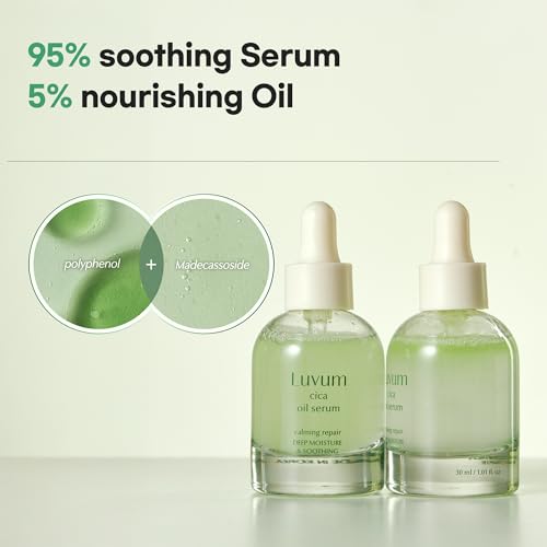 Calming Repair Cica Oil Serum, Centella Essence, 5% Moisture Oil, 1.01 fl. oz