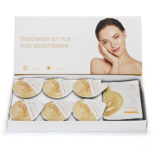 Elitzia CO©ü Facial Kit - 6 Sets/Box for CO©ü Oxygen Facial Machine, Complexion Luminating & Radiance Boost ETDGEL6 (Luminating Formula)
