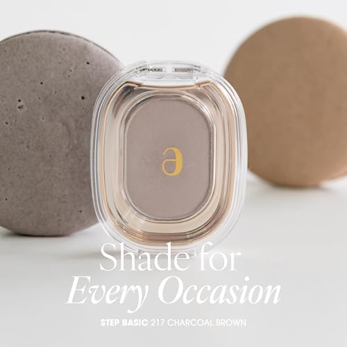 AmeliSeoul Charcoal Brown Longwear Single Eyeshadow - High-Pigment, Crease-Free, Blendable - 1.7g