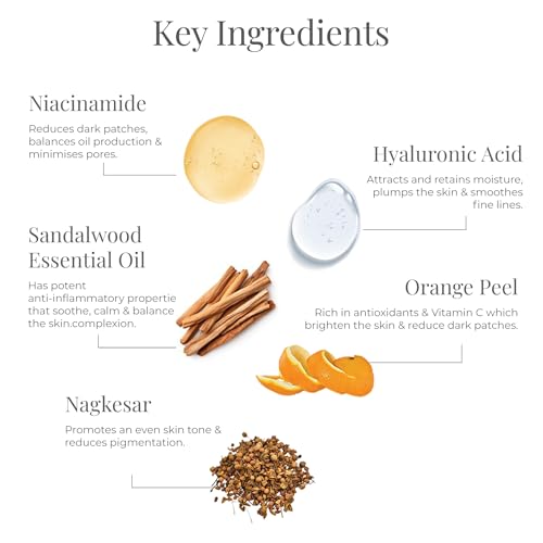 Facial Cleanser Sandalwood & Orange Peel for Sensitive Skin - 130ml