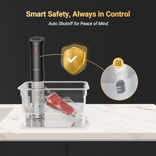 WiFi Sous Vide Cooker 1000W with App Control, Precise Temperature & Timer