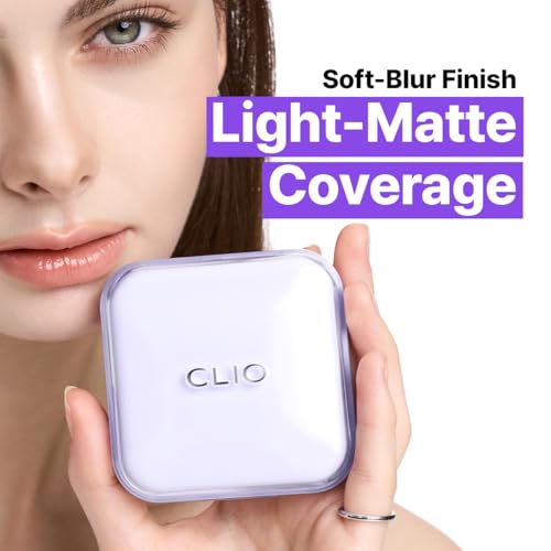 Korean Cushion Foundation CLIO Kill Cover Mesh Blur Full Coverage 21N Linen