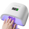 Cordless 35000 RPM Electric Nail File,Portable Acrylic Nail Drill,Rechargeable Nail Drill with 6 Bits and 50pcs Sanding Bands for Manicure Salon Home, Black