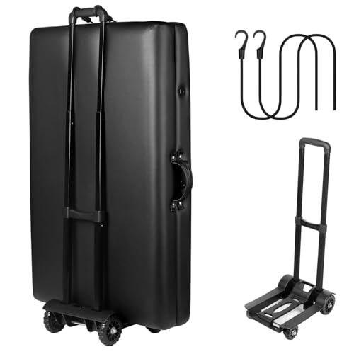 Masajeo Portable Massage Table Cart with Wheels - Easy Transport & Storage