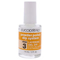 Cuccio Colour Powder Polish Dip System Step 3 - Specially Formulated Resins - Vibrant Finish With Flawless, Rich Color And Durability - Nail Polish Layering Gel Dip - 0.5 Oz
