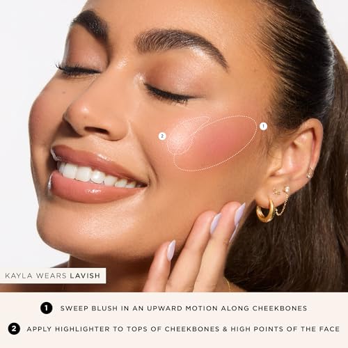 Tarte Amazonian Clay 12-hour Blush ? Mineral Pigment Sheer Blush With Vitamin E & Olive Oil for Lightweight Longwear & Buildable Coverage, Vegan & Cruelty Free