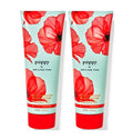 Hydrating Body Cream Gift Set for Women - Poppy Scent, 8 Fl Oz, Pack of 2