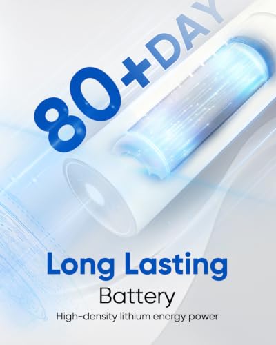 MySmile UC605 Electric Toothbrush Pearl White - 80+ Day Battery, 6 Heads & 48,000 VPM