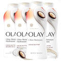Olay Ultra Moisture Body Wash with Cocoa Butter - 24hr Hydrating & Refreshing, Pack of 4, Combination