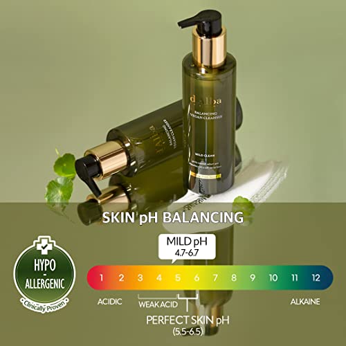 d'alba Piedmont White Truffle Mild Skin Balancing Vegan Cleanser and White Truffle Mild Skin Balancing Vegan Cream Bundle (200ml, 55ml)