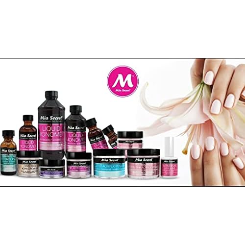 Mia Secret Liquid Monomer Professional Acrylic System, 8 oz. - 2 Pack