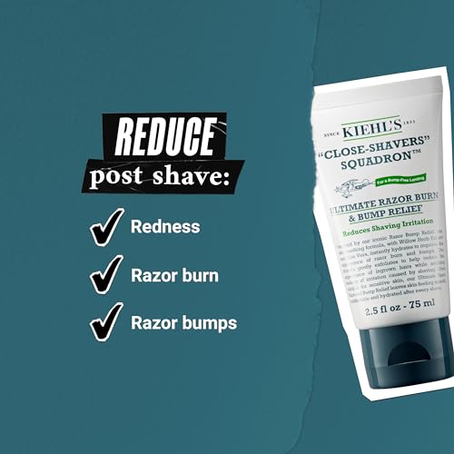 Men's Razor Burn & Bump Relief After Shave Cream 2.5 fl oz - Calms Irritation
