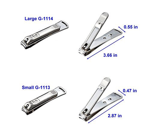 Large Stainless Steel Nail Clipper - Professional Pedicure Manicure Tool