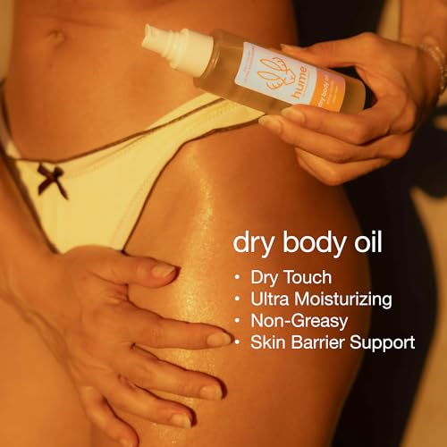 HUME SUPERNATURAL Amber Woods Dry Body Oil Spray 2-Pack - Nourishing & Fast Absorbing