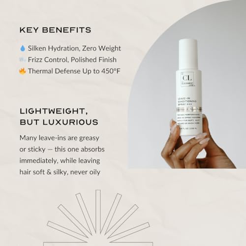 Leave-In Hair Conditioner Mist with Hydrating & Anti-Frizz Benefits - 3.6 Fl Oz
