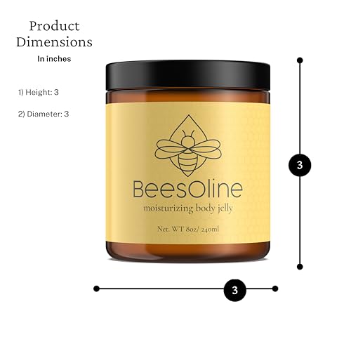 Unscented Organic Beeswax Moisturizer for Skin Healing & Dry Skin Relief - 1-8oz Jar