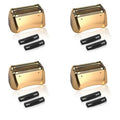 4 Pack Pro Shaver Replacement Foil and Cutters Compatible with andis 17220/17230 Shaver Foil Lithium Replacement