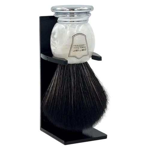 Parker Safety Razor Synthetic Shaving Brush 22mm Knot - Soft, Fast-Drying, Eco-Friendly