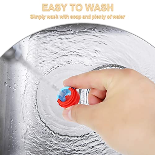 100 Pcs 3ml Silicone Wax Containers - Colored, Leakproof Storage Set with Lids