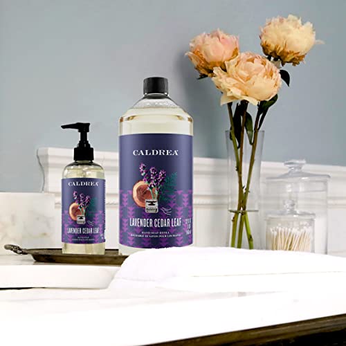 Lavender Cedar Leaf Hand Soap Refill – Aloe Vera, Olive Oil & Essential Oils, 32 Oz – Pack of 1