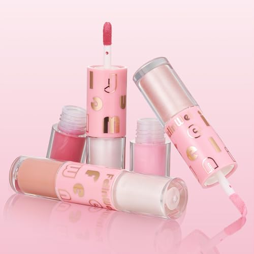 MAEPEOR Matte Liquid Lipstick Set 4PCS High Pigmented Velvety Lipstick Kit Waterproof Smudge Proof Lip Gloss (Set 403)