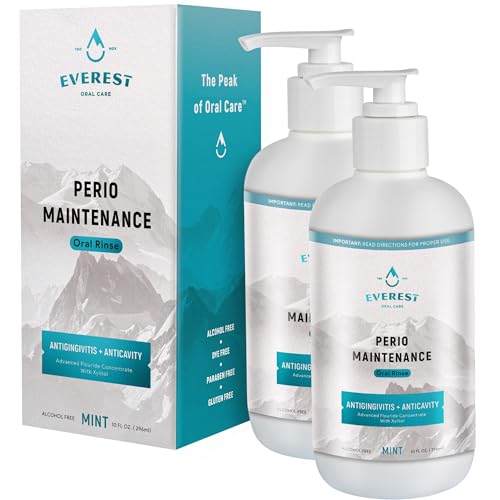 Everest Oral Care Alcohol-Free Mint Mouthwash 20 Fl Oz Pack of 1 – Fresh Breath & Gum Health