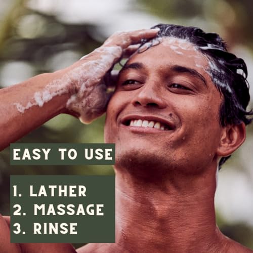 Argan Oil Solid Shampoo Bar Bundle with Tea Tree & Mint - Vegan, Cruelty-Free, Made in USA, Plastic-Free, All Hair Types