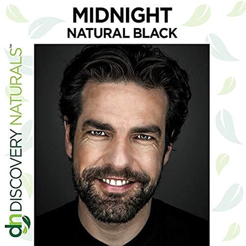 Black Henna Hair Color For All Kit | 100% All Natural Indigo Powder Hair Dye & Beard Dye (Midnight Natural Black) Organic, Herbal & Vegan Chemical & Cruelty Free Permanent Gray Coverage & Tinting