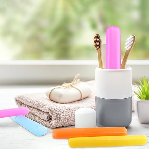 120Pcs Portable Travel Toothbrush Cases Waterproof Breathable Toothbrush Holders