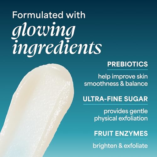 Gentle Exfoliating Sugar Face Scrub - Polishes & Softens Skin, 2.9 oz