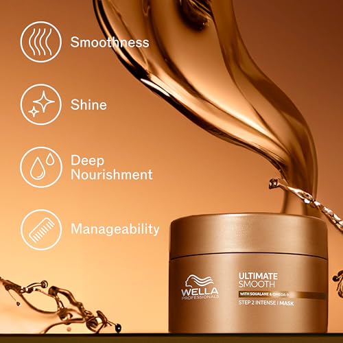 Wella Professionals Ultimate Smooth Intense Hair Mask - Deep Nourishment, 5 Fl Oz