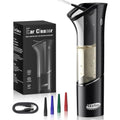 Deep Black Upgraded Electric Ear Wax Removal Kit with Magnetic Waste Tank