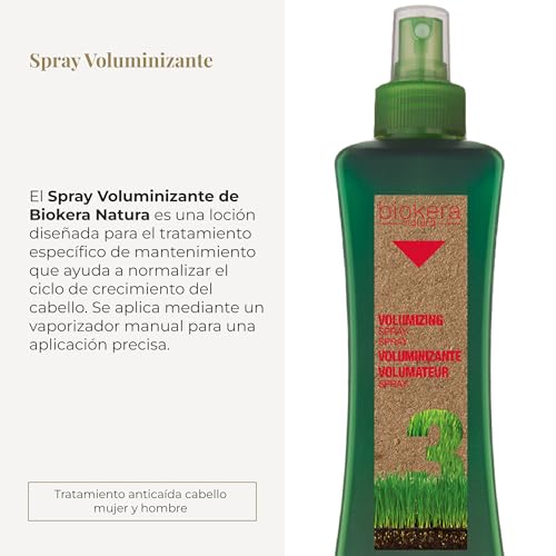 Salerm Biokera Natura Volumizing Spray for Unisex, 10.1 Ounce