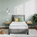 Novilla Blue Twin 6 Inch Hybrid Mattress – Bonnell Spring & Foam, CertiPUR-US