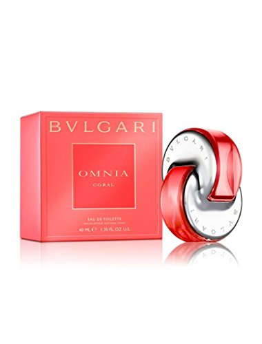 Bvlgari Omnia Coral Eau De Toilette Spray for Women 1.35 Fl Oz - Made in Italy, Romantic Scent