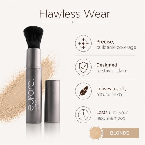 Eufora Conceal Root Touch Up Blonde 0.21 Oz - Instant Gray Coverage, Long Lasting