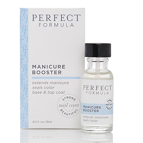 Perfect Formula Manicure Booster - Nail Strengthener & Base Top Coat, Keratin Treatment, 0.6 fl oz
