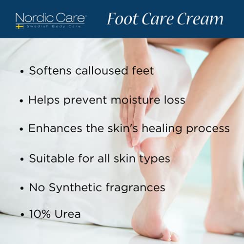 Nordic Care Foot & Hand Repair Cream Set for Dry Cracked Skin - 2 Pack