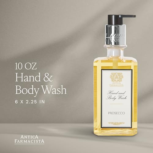 Antica Farmacista Prosecco Hand & Body Wash - Nourishing Hydrating 10oz Pack of 2